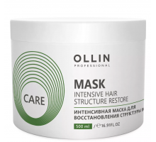 Интенсивная маска для восстановления структуры волос Care Restore OLLIN